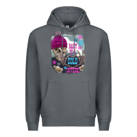 Rock skeleton baby it's cold outside Premium Hoodie - FaDigitalArtStudio
