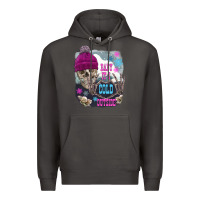 Smoke skeleton baby it's cold outside Premium Hoodie - FaDigitalArtStudio