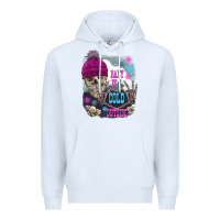 White skeleton baby it's cold outside Premium Hoodie - FaDigitalArtStudio