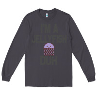 Smoke i m a jellyfish duh halloween costume Long Sleeve Tee - lanVoArt