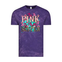 Cloud Purple The pink is for my sister Cancer Awareness Vintage Tee - HowdyJamesFarm
