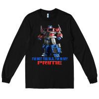 Black optimus prime 2 Long Sleeve Tee - lanVoArt