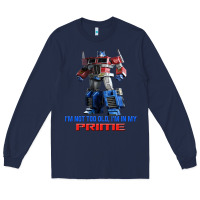 Navy optimus prime 2 Long Sleeve Tee - lanVoArt