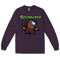 Plum susquatch gift nature Long Sleeve Tee - lanVoArt