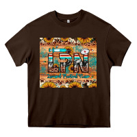 Chocolate Brown lpn licensed practical nurse Heavy Core Tee - JahusDesignShop