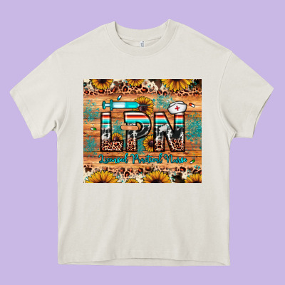 Lpn Licensed Practical Nurse Heavy Core Tee Designed By Jahusdesignshop