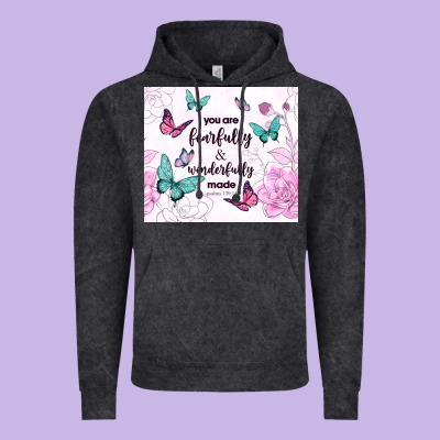 You Are Fearfully And Wonderfully Made Vintage Hoodie Designed By Tumblerdesignbyshophia