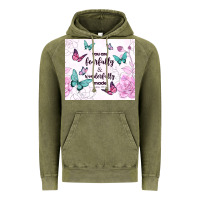 Vintage Olive you are fearfully and wonderfully made Vintage Hoodie - TumblerDesignByShophia
