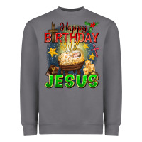 Storm happy birthday jesus Heavyweight Sweatshirt - FaDigitalArtStudio