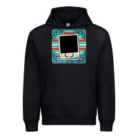 Black gemstone turquoise serape custom photo frame coaster Urban Hoodie - BarkalooDesign
