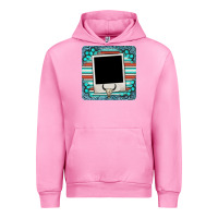 Fuchsia Pink gemstone turquoise serape custom photo frame coaster Urban Hoodie - BarkalooDesign