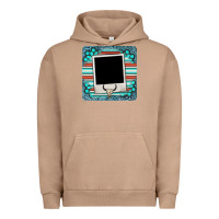 Pigment Burro gemstone turquoise serape custom photo frame coaster Urban Hoodie - BarkalooDesign