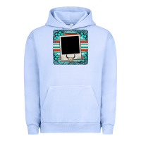 Pigment Grape Ice gemstone turquoise serape custom photo frame coaster Urban Hoodie - BarkalooDesign