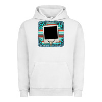 Pigment Lunar Rock gemstone turquoise serape custom photo frame coaster Urban Hoodie - BarkalooDesign