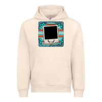 Sandshell gemstone turquoise serape custom photo frame coaster Urban Hoodie - BarkalooDesign