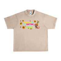 French Oak fueled by ıced coffee and anxiety Urban Heavy Tee - TumblerDesignByShophia