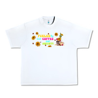 White fueled by ıced coffee and anxiety Urban Heavy Tee - TumblerDesignByShophia