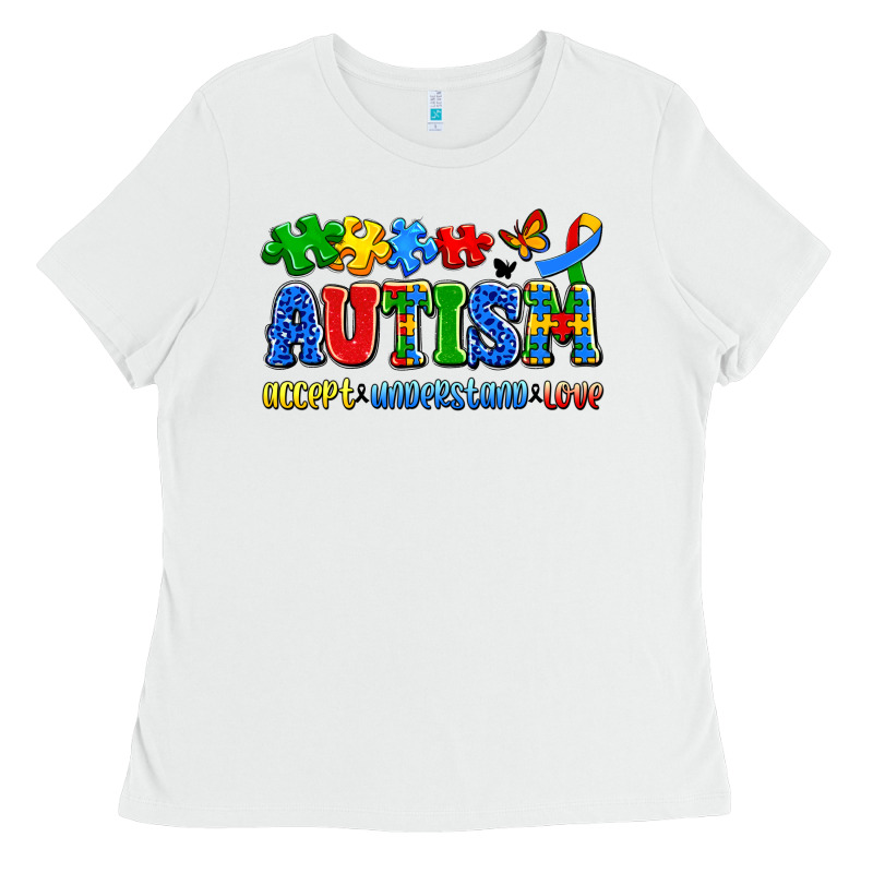 Autism Accept Understand Love Ladies Tee by Artiststas | Teevron