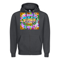 Smoke Beach Life Zipper Hoodie - CowhideDigitalArt