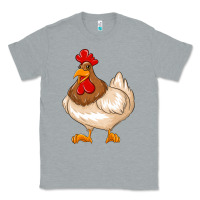 Heather Grey cute chicken Classic Tee - texasbilliewilder