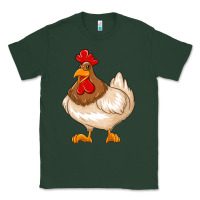 Sports Green cute chicken Classic Tee - texasbilliewilder