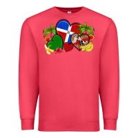 Cardinal dominican republic hearts Premium Sweatshirt - Artiststas