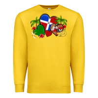 Lemon dominican republic hearts Premium Sweatshirt - Artiststas