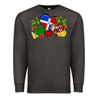 Smoke dominican republic hearts Premium Sweatshirt - Artiststas
