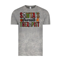 Cloud Rock santa's favorite therapist Vintage Tee - Jasminsmagicworld