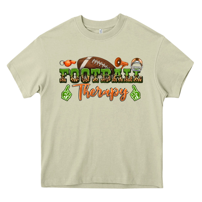 Football Therapy Heavy Core Tee by BundleAndBundleShop | Teevron