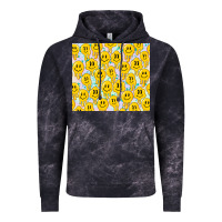 Cloud Black retro smiley faces Vintage Hoodie - TumblerDesignByShophia