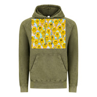 Vintage Olive retro smiley faces Vintage Hoodie - TumblerDesignByShophia
