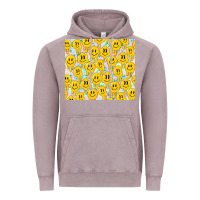 Vintage Zinc retro smiley faces Vintage Hoodie - TumblerDesignByShophia