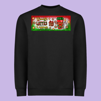 Flannels Lattes Leggings Heavyweight Sweatshirt Designed By Bundleandbundleshop