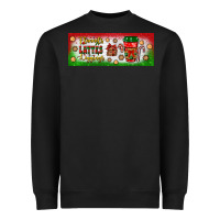 Black flannels lattes leggings Heavyweight Sweatshirt - BundleAndBundleShop
