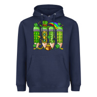 Navy st. patrick's day teacher pencils Heavyweight Hoodie - Artiststas