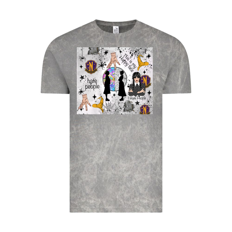 Gothic Girl And Colorful Girl Vintage Tee by TumblerDesignByShophia | Teevron