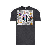 Vintage Black gothic girl and colorful girl Vintage Tee - TumblerDesignByShophia