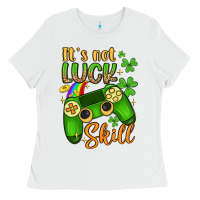 White it s not luck skill Ladies Tee - Artiststas