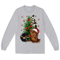 Heifer Cow Gnomies Christmas Tree Long Sleeve Tee | Teevron