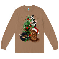 Toasted Coconut heifer cow gnomies christmas tree Long Sleeve Tee - CowGirlArtShop