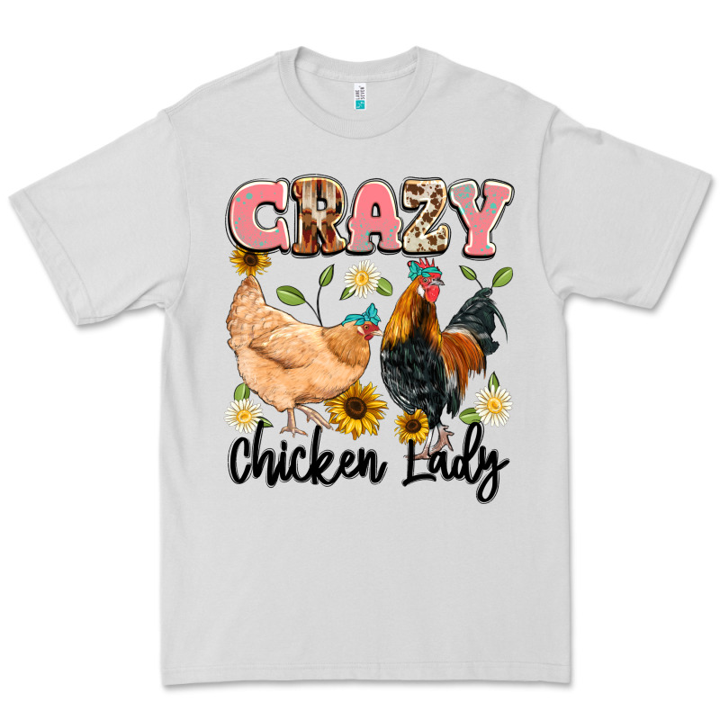 Crazy Chicken Lady Premium Tee by Artiststas | Teevron