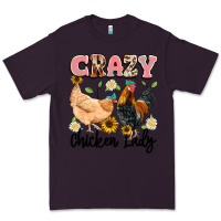 Plum crazy chicken lady Premium Tee - Artiststas