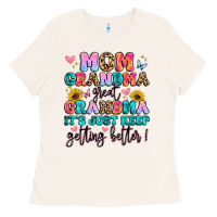 Bone mom grandma great grandma it's just keeps getting Ladies Tee - Artiststas
