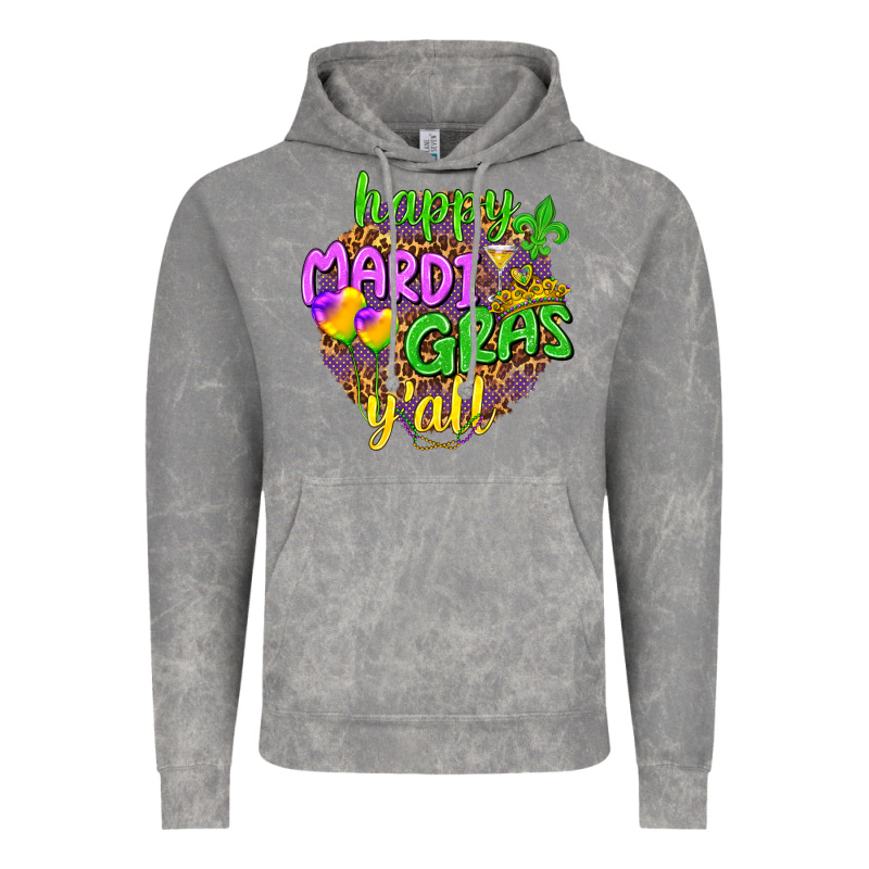 Love Mardi Gras Y'all Vintage Hoodie by HowdyJamesFarm | Teevron