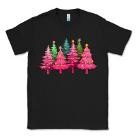 Black christmas tress with lights Classic Tee - texasbilliewilder