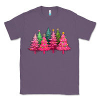 Lavender christmas tress with lights Classic Tee - texasbilliewilder