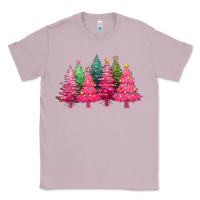 Lilac christmas tress with lights Classic Tee - texasbilliewilder