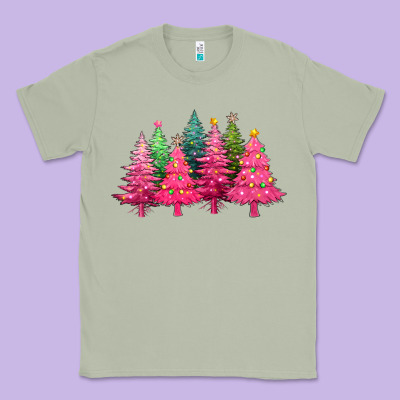 Christmas Tress With Lights Classic Tee Designed By Texasbilliewilder