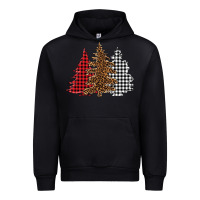 Black christmas trees Urban Hoodie - BarkalooDesign